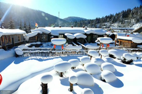 雪乡游记图片] 跟着航拍.中国，一起看祖国山川美景，畅享哈尔滨冰雪大世界，童话雪乡，亚布力滑雪