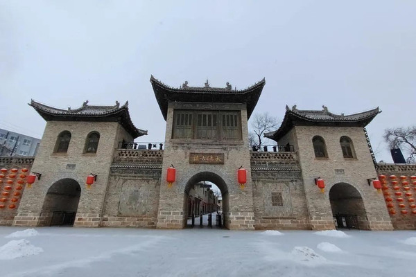 瑞雪兆丰年,古镇风景独好