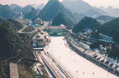 六盘水游记图片] 贵州成冬季滑雪热门地，不仅能享受滑雪的乐趣，还能尝美食泡温泉