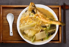 宁波美食图片-黄鱼面