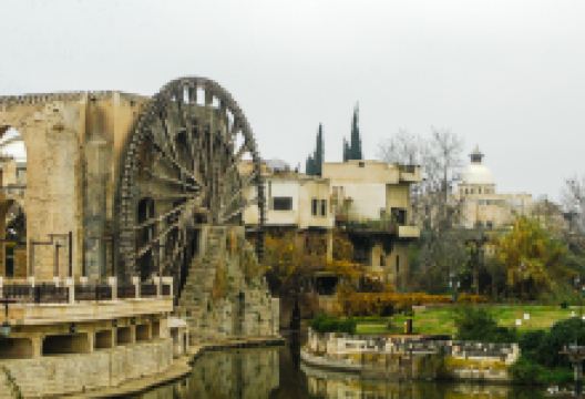 哈马水车景点图片