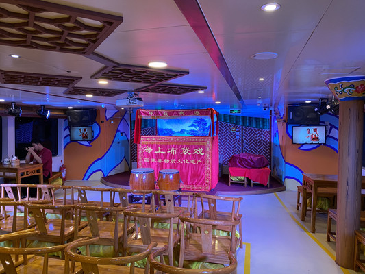 和平码头坐太古三号环鼓夜游