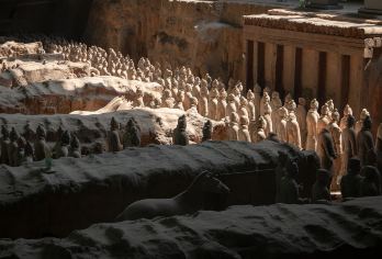 西安兵马俑+华清宫+骊山+大唐不夜城一日游【赠送汉服体验】【市区二环内酒店免费接；导游讲解景区文化！可升级轻奢小团】