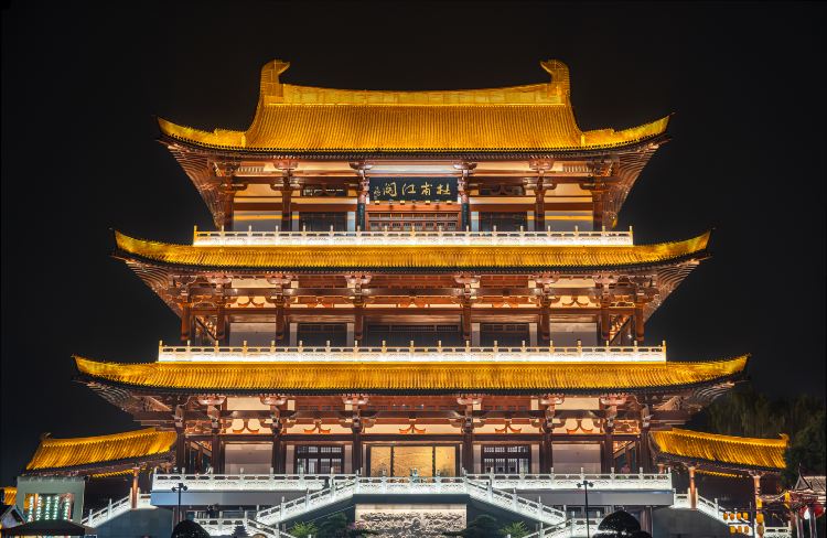 杜甫江阁-石刻