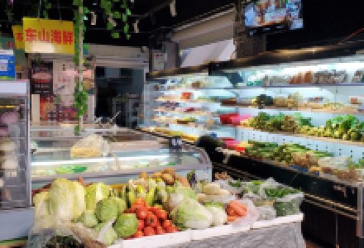 龙头菜市场购物图片