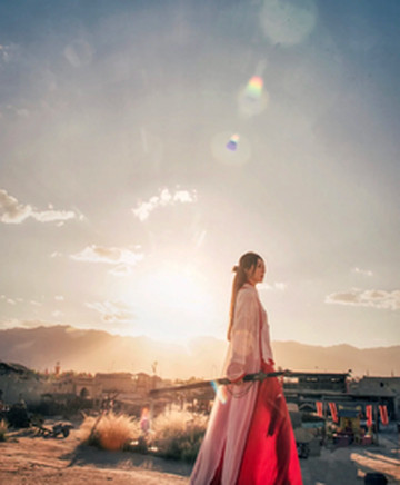 银川游记图片] 沙与星的辉映，灵与宙的交融