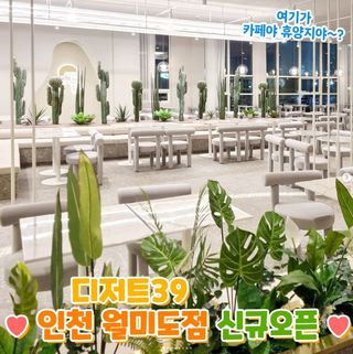 这到底是什么神仙颜值的店啊！！！Dessert39 仁川月尾岛店（인천 월미도점)