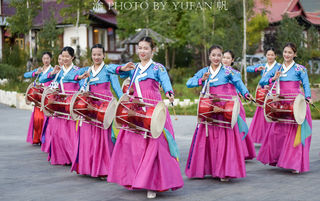 中朝边境难忘的晚餐,不仅欢迎仪式隆重,而且朝鲜族佳肴独具特色