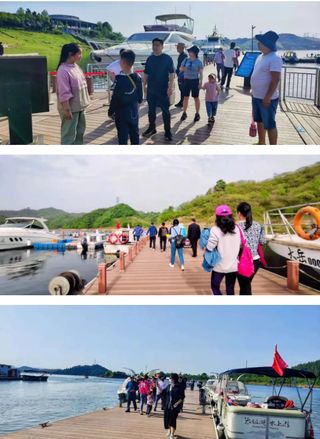 太极湖有序度“五一”接待高峰，旅游旺季模式全面开启