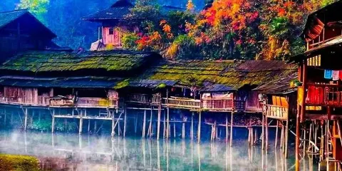 借母溪保子洞景區