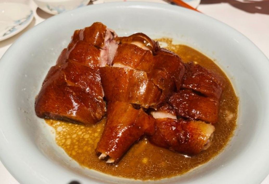 Traditional roast goose