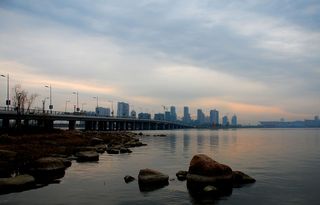 金鸡湖,环湖慢走的一天