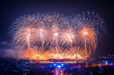 浏阳周末焰火秀