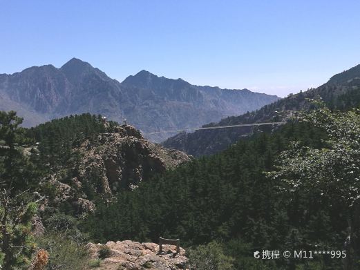 宁夏贺兰山国家森林公园贺兰山人行索桥
