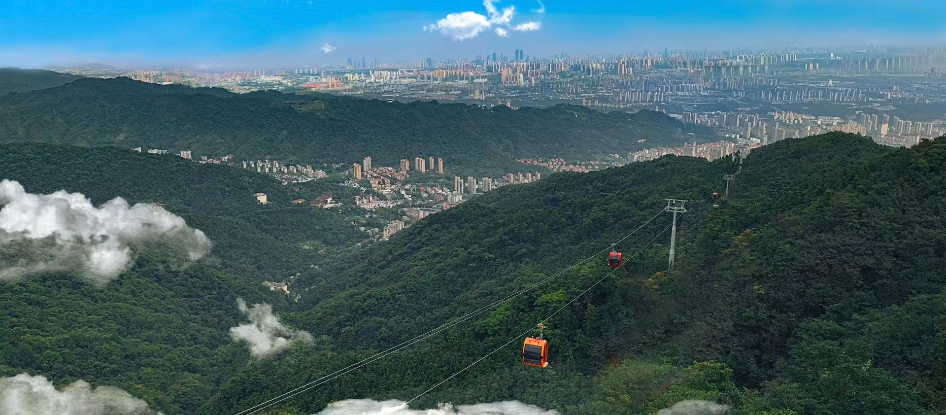 南昌梅岭云端索道