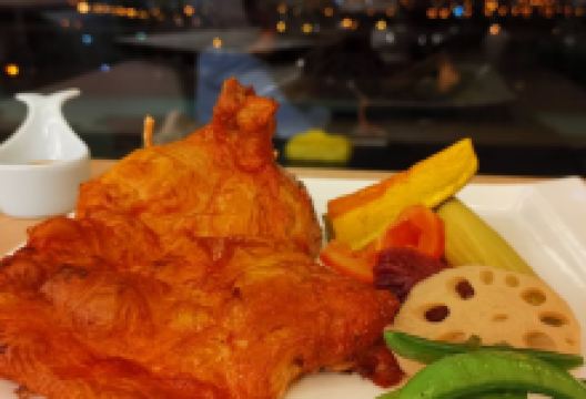 橘子咖啡美食图片