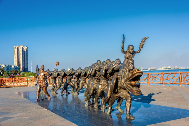 金沙湾观海长廊景点图片