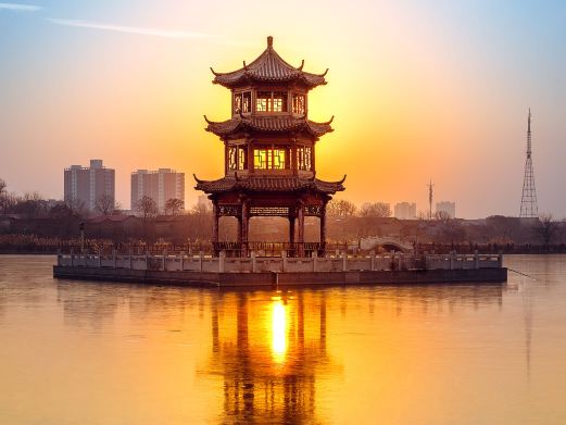 岐山凤鸣湖公园