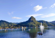 山井湖景点图片