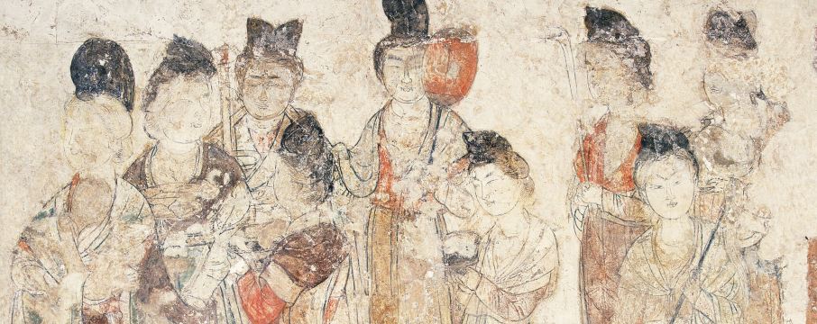 陕西历史博物馆大唐遗宝展唐代壁画珍品展