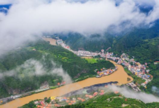金川观音桥景点图片