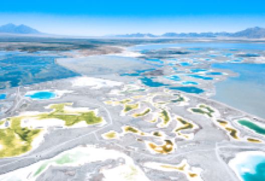 大柴旦翡翠湖旅游景区景点图片