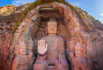 乌鞘岭+天梯山石窟+文庙+博物馆+鸠摩罗什寺-武威包车一日游【一日游】