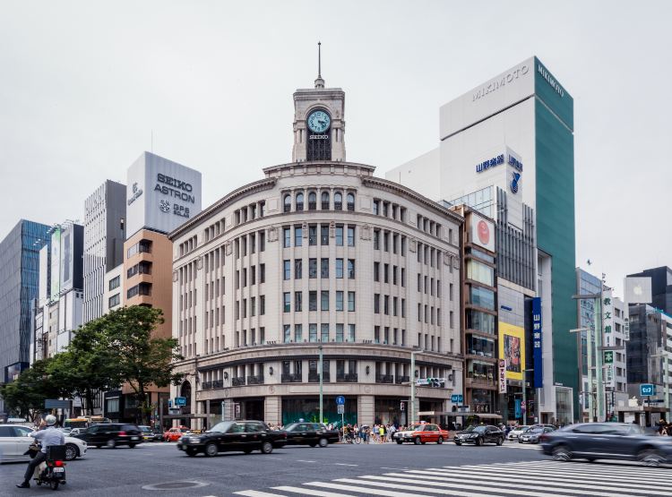 Ginza/Tsukiji (Luxury shopping, historic markets, exquisite dining)