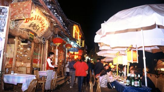 丽江古城酒吧街