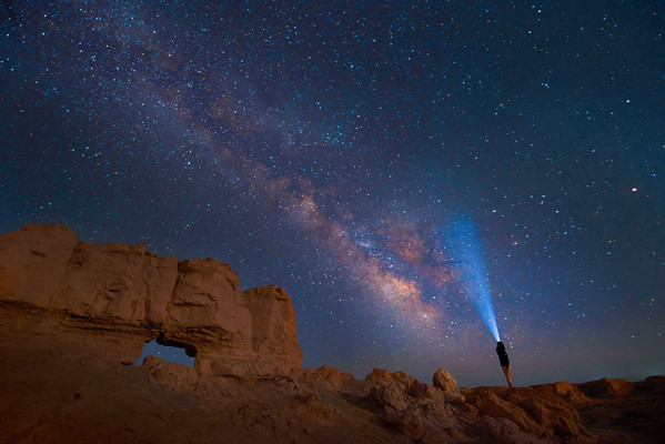 夜晚看星星的入门装备,敦煌秘境观星团