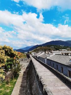 台州府城墙-临海-云中的冰雪