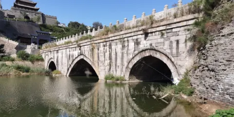 三原縣清峪河國家濕地公園-古龍橋
