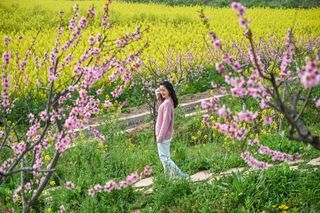 这个周末一起去大英春游吧~景色美若世外桃源！