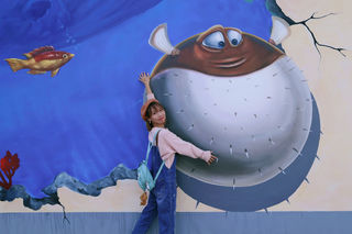 打卡世界上最大的河豚小镇，遇见气鼓鼓的河豚