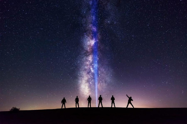 在鸣沙山和星星的约会,敦煌秘境观星团