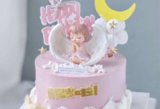 爱心蛋糕店美食图片