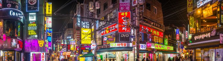 Myeong-dong (Shopping paradise, cultural attractions, pedestrian-friendly)