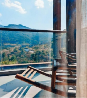 重庆街道游记图文-重庆周边游：四月踏春 心景温泉挖野菜