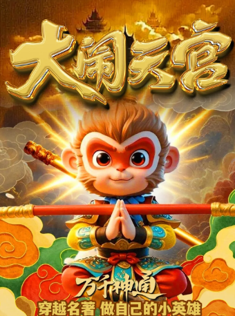 杭州 · 《大闹天宫》西游记孙悟空之齐天大圣 | 2026亲子必看 | 沉浸式互动喜剧 | 假期陪伴首选