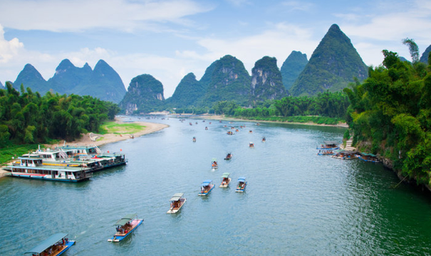 漓江(唐人街-林家州)竹筏漂流