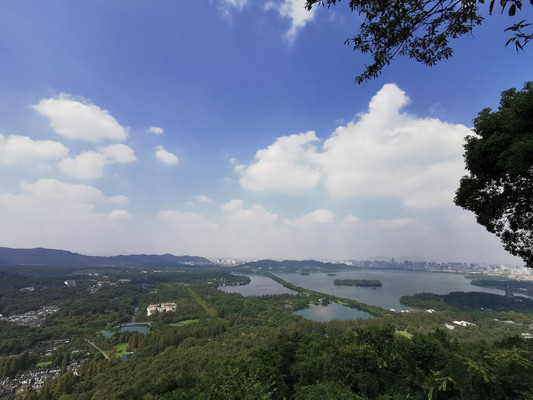 杭州登山线路之九:净慈寺-南屏山-九曜山-得意亭-莲花峰路行迹