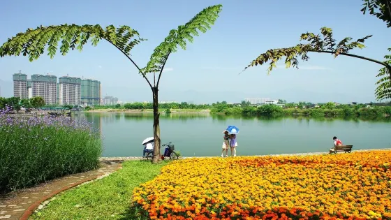 樂山市旅博天地旅遊景區-東湖濕地公園