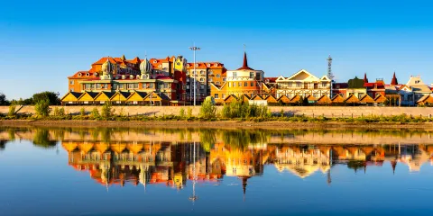 中俄老碼頭風情街景區