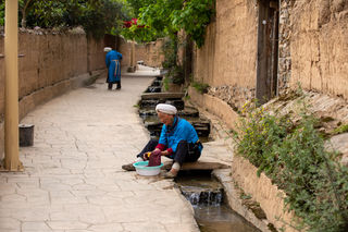 汶川萝卜寨云朵上的村庄