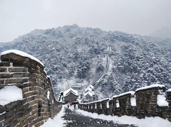 八达岭镇游记图片] 雪后八达岭长城美如画，大片来袭~