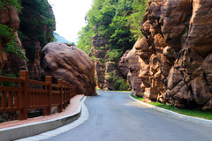 渑池游记图片] 河南旅行 | 仙门山景区千岩万壑惹人爱，犹如天上落下来