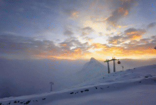 冰雪彩林看不停！带你走进人间仙境，“云”游达古冰川！