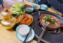 银同牦牛肉火锅美食图片