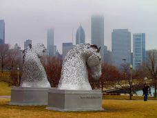 千禧公园-芝加哥-sculptor