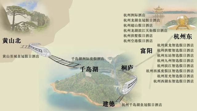 乘坐杭黄高铁线路,穿梭于山水间,跟着洲际酒店集团玩转夏日时光